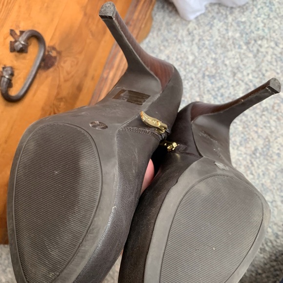 BCBGeneration Brown faux leather stiletto boots - Picture 6 of 8